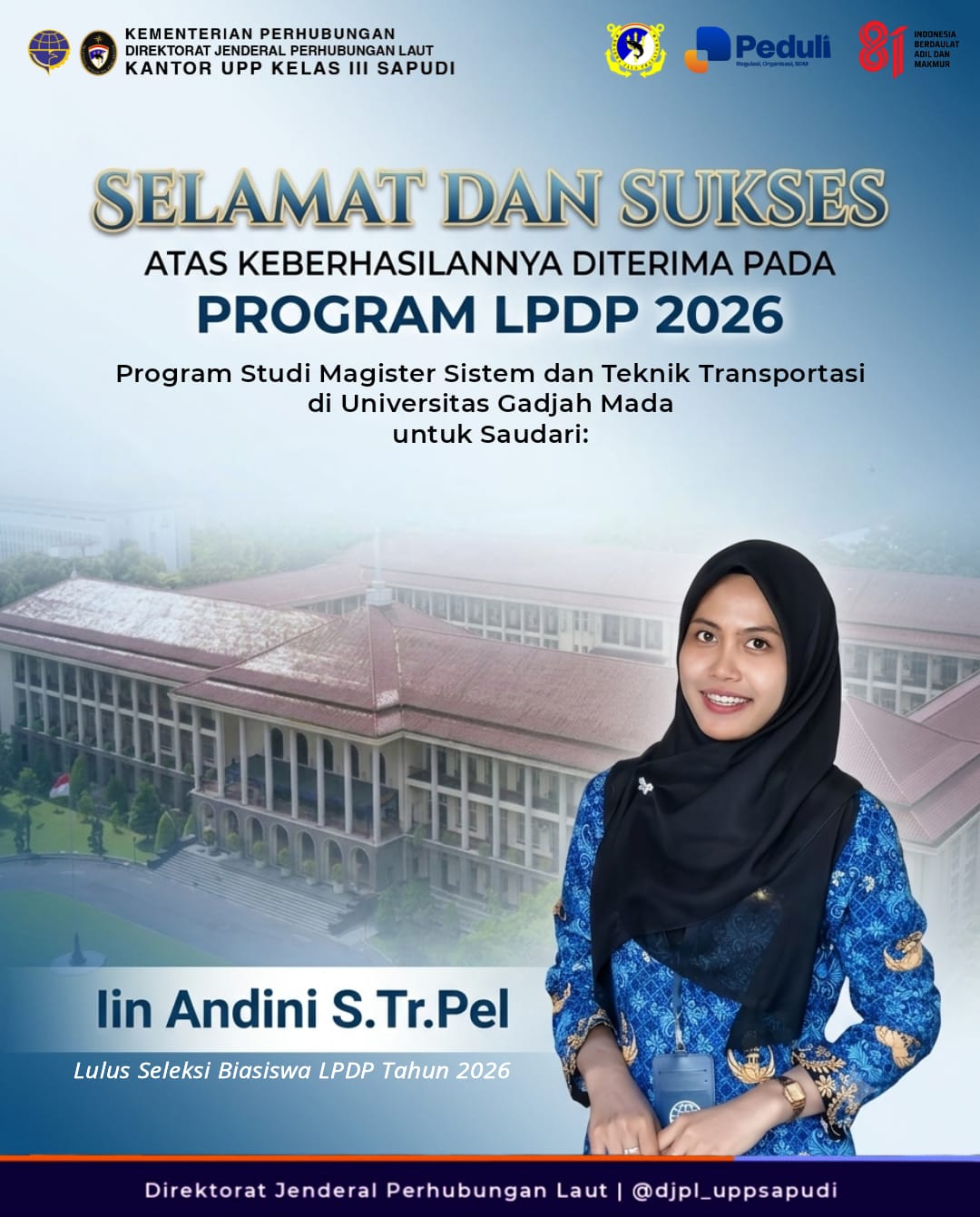 UCAPAN SELAMAT_IIN ANDINI_LPDP 2026